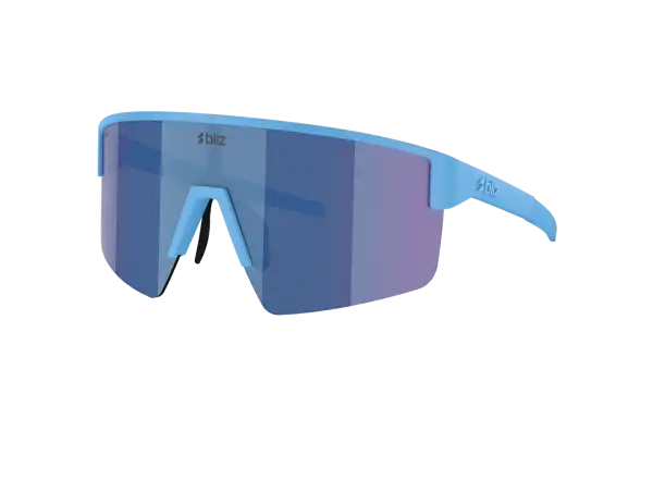 Bliz P004 okulary przeciwsłoneczne Matte Blue/Grey Blue Mirror