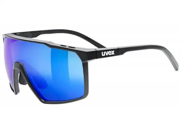 Uvex MTN Perform S okulary Black Matt/Mirror Blue