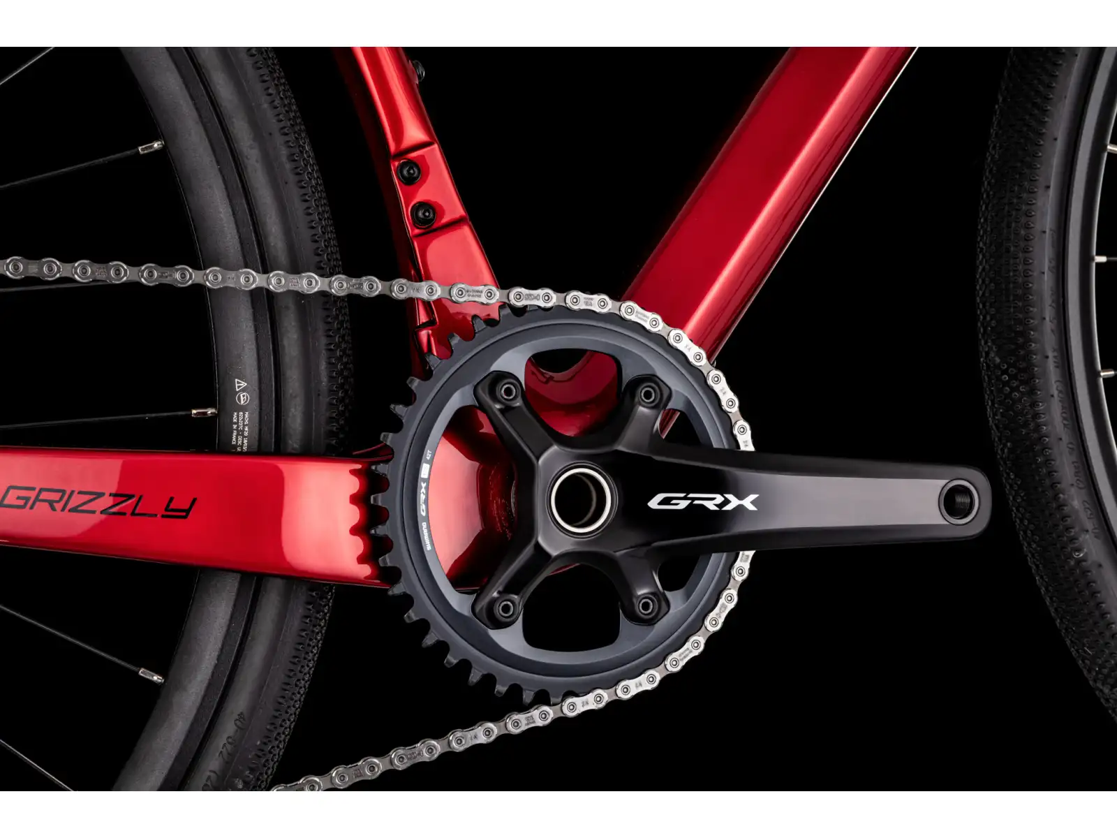 4Ever Grizzly Elite rower gravel Flame red