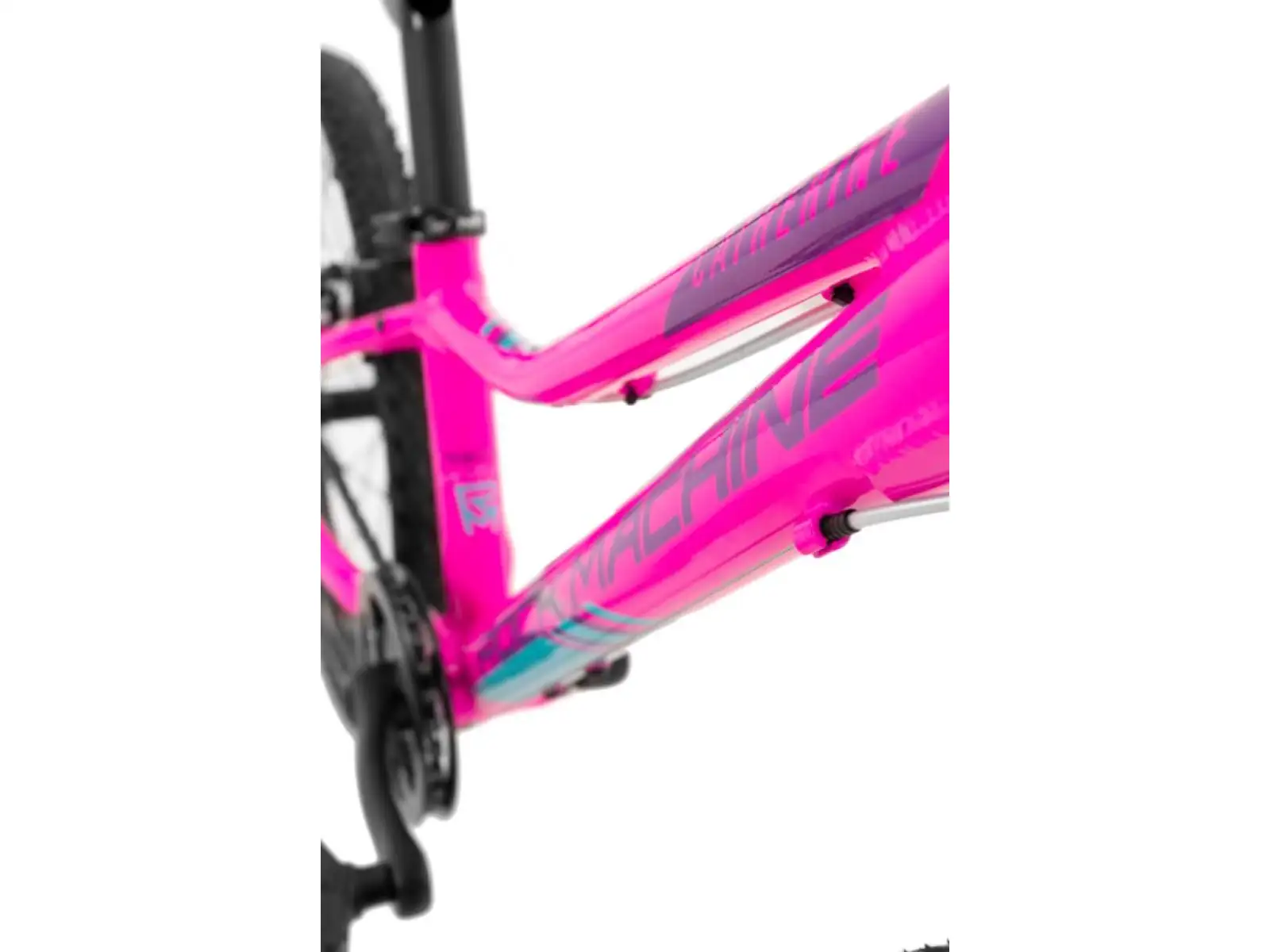 Rock Machine Catherine 20 rower dziecięcy Gloss Neon Pink/Violet/Neon Cyan