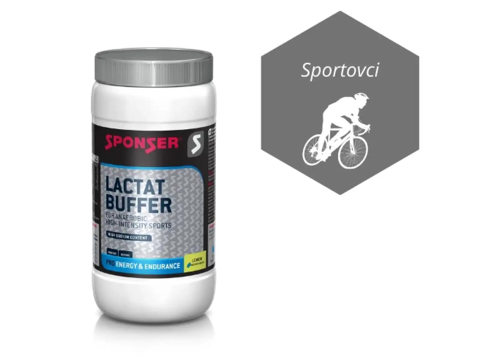Sponser Lactat Buffer łagodzenie działania mleczanu 600 g