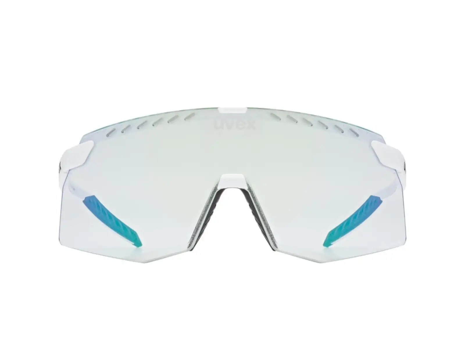 Uvex Pace Stage Variomatic okulary White Matt/Mirror Green