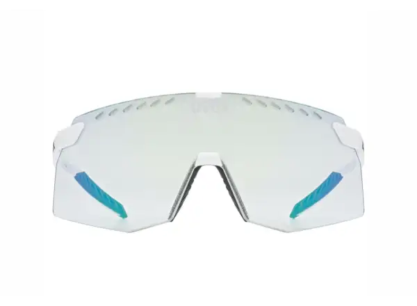 Uvex Pace Stage Variomatic okulary White Matt/Mirror Green