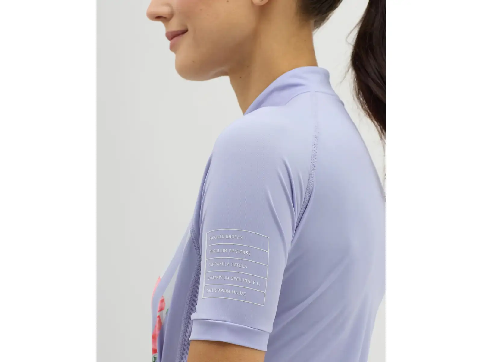 Silvini Calnia damski dres krótki rękaw Lilac/White