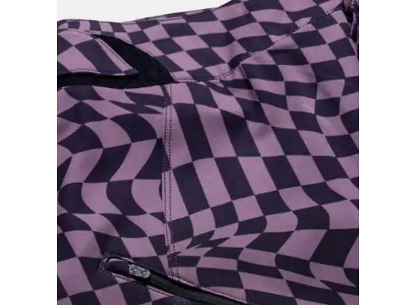 Troy Lee Designs Lilium Twisted Checkers damskie MTB spodnie Deep Purple