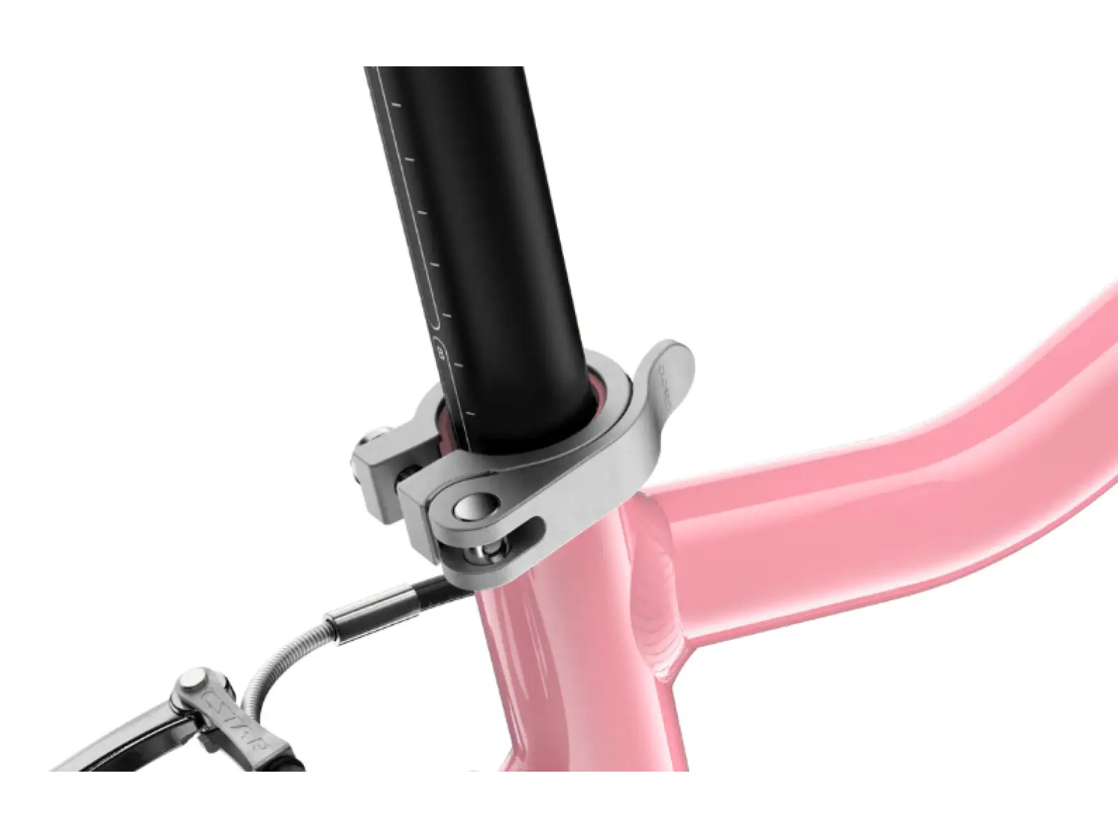 Woom Go 4 rower dziecięcy 20" Powder Pink