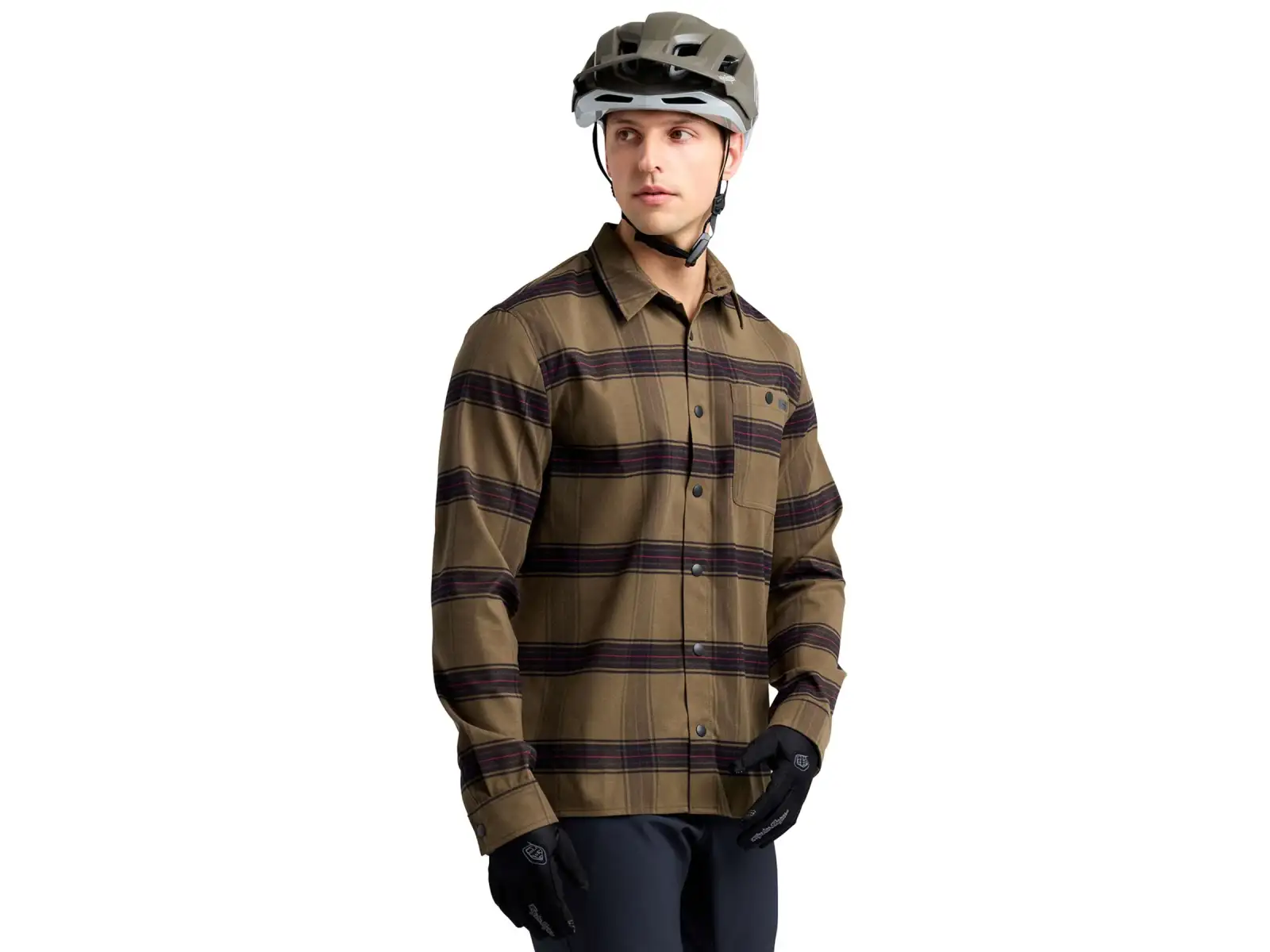 Troy Lee Designs Grind Flannel Paid męska koszula Dark Pine