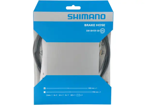 Shimano SM-BH59-SB przewód hamulcowy 1000 mm, prosty – banjo