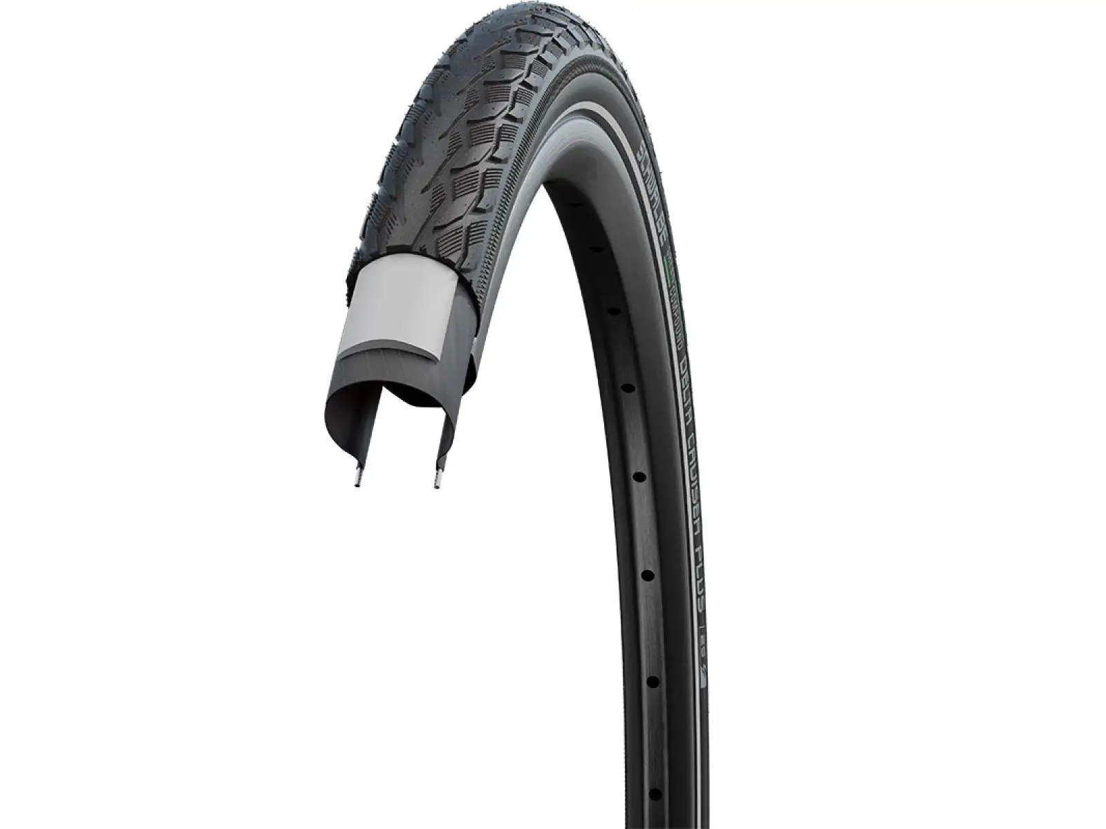 Schwalbe Delta Cruiser Plus E-25 26x2,00" MTB opona drut czarna