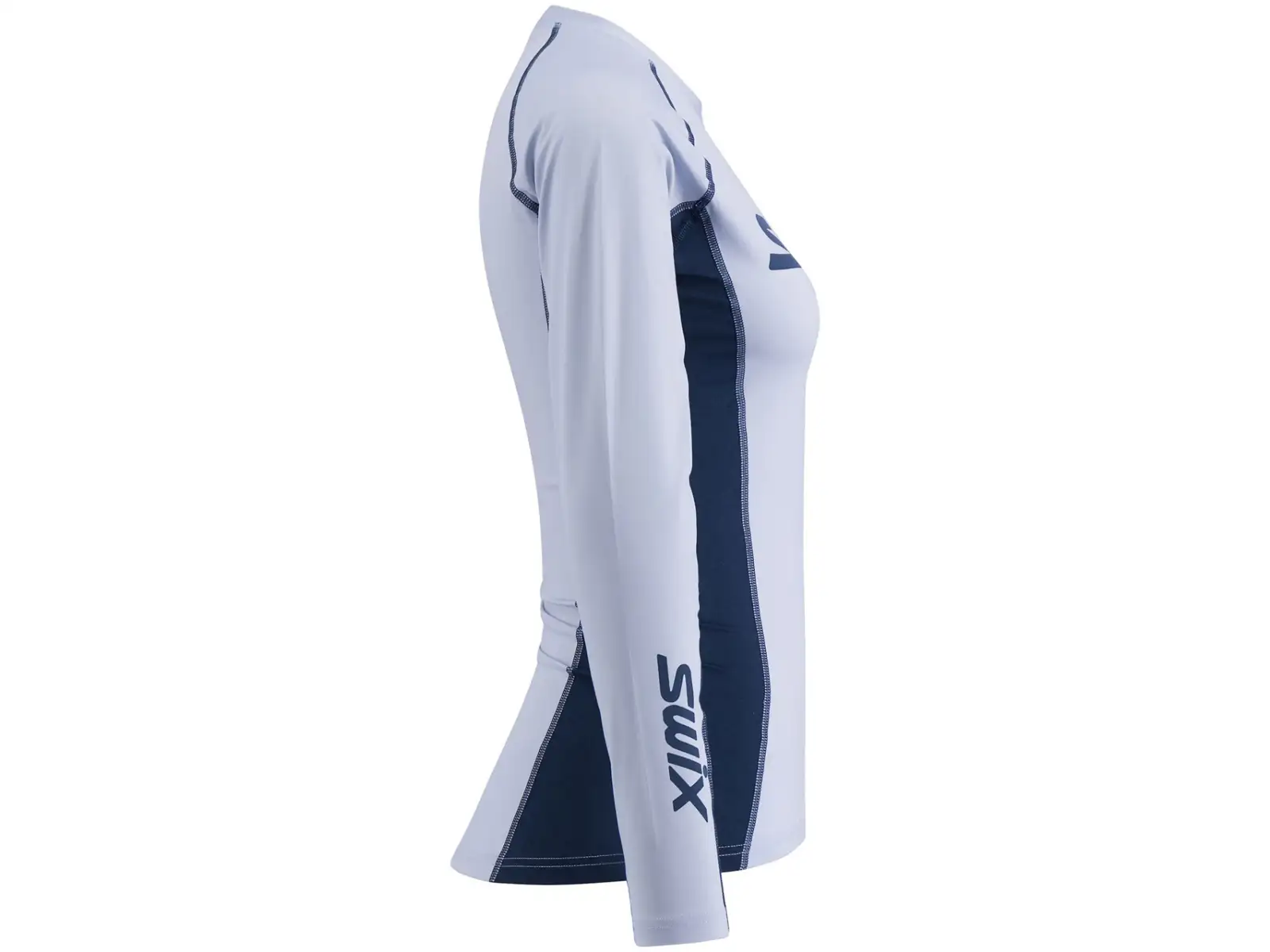 Swix RaceX Dry damska koszulka z długim rękawem Heather/Lake Blue