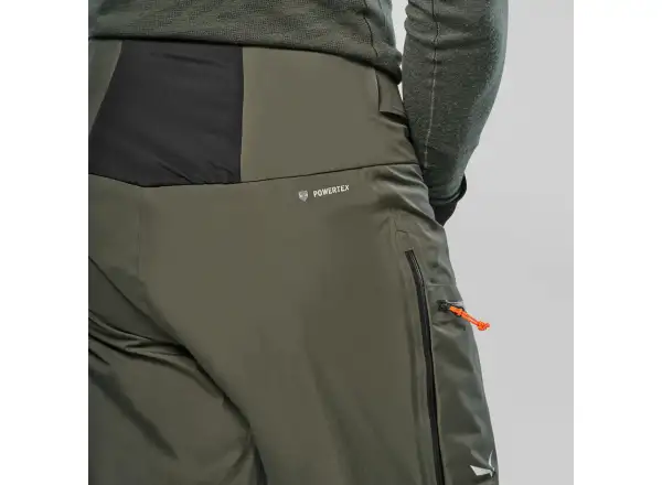 Salewa Sella 3L Powertex męskie spodnie Dark Olive