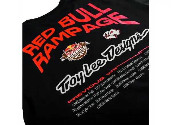 Troy Lee Designs x Red Bull Rampage Mind Melt męska koszulka z krótkim rękawem Black