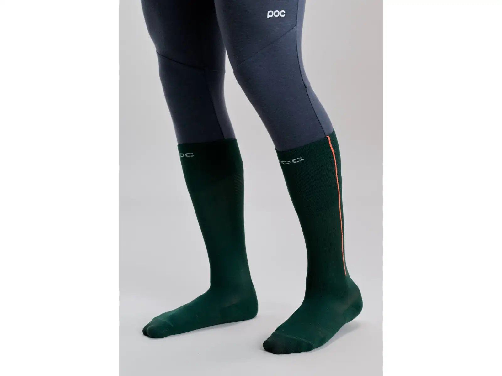 POC Race Sock Lite skarpetki narciarskie Pargasite Green