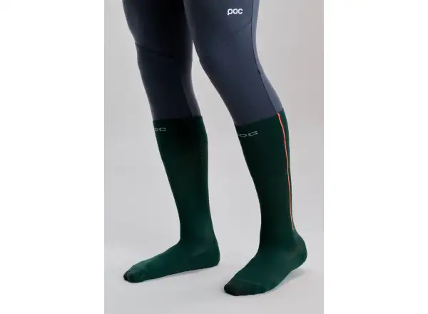 POC Race Sock Lite skarpetki narciarskie Pargasite Green
