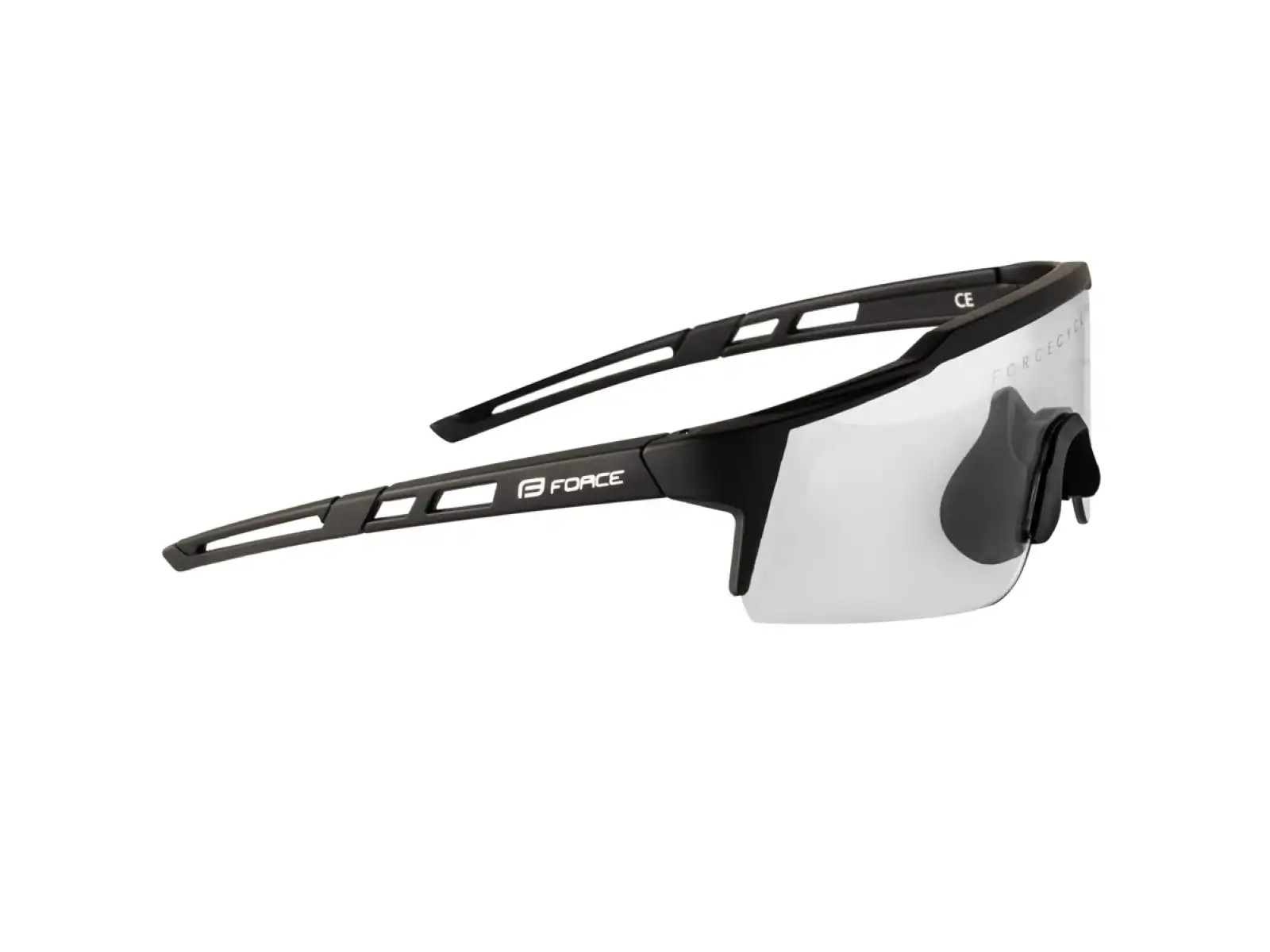 Force Nitro Junior okulary rowerowe czarne/fotochromatyczna soczewka