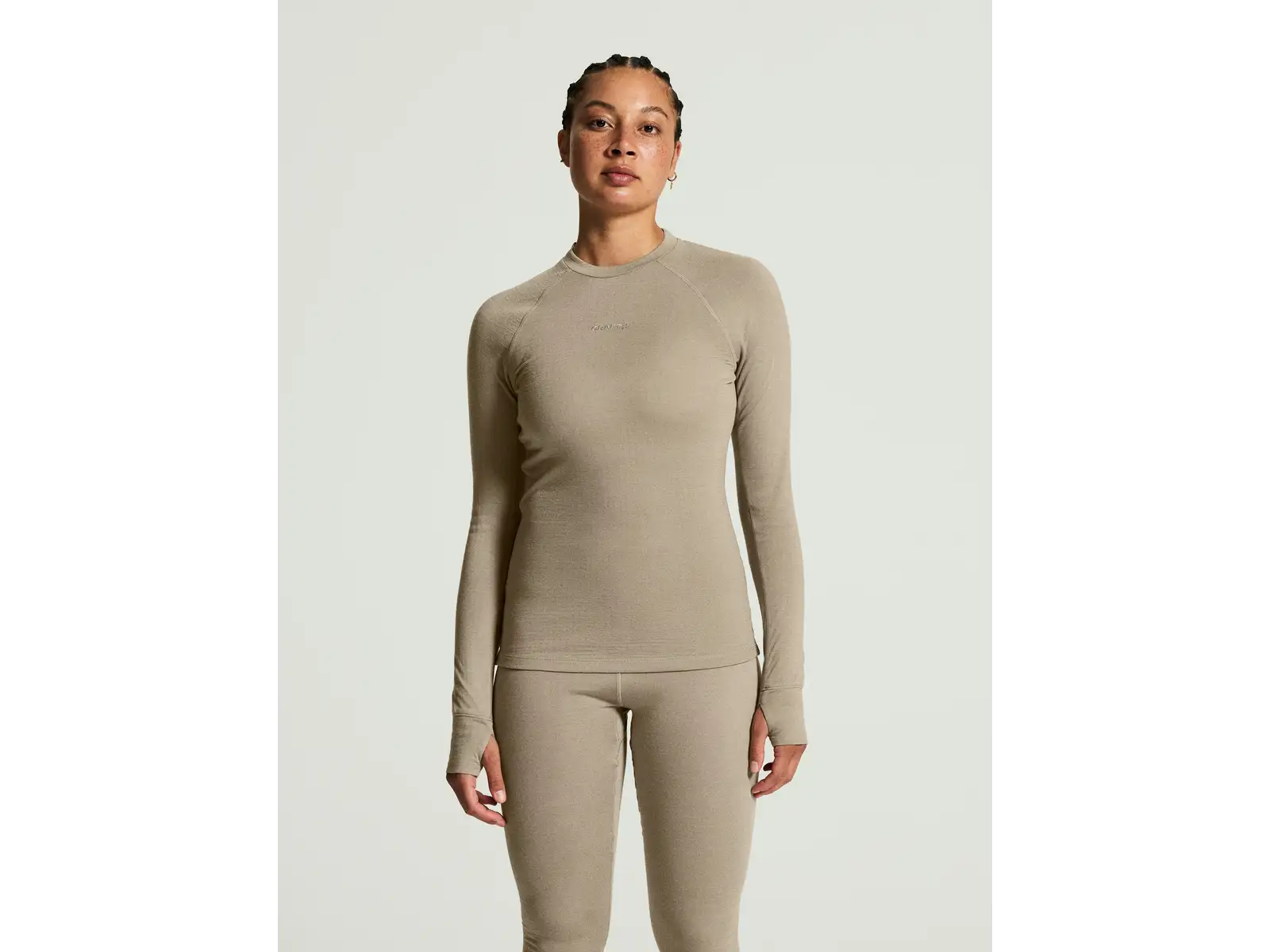 CRAFT Wool Comfort RN LS damska koszulka beżowa