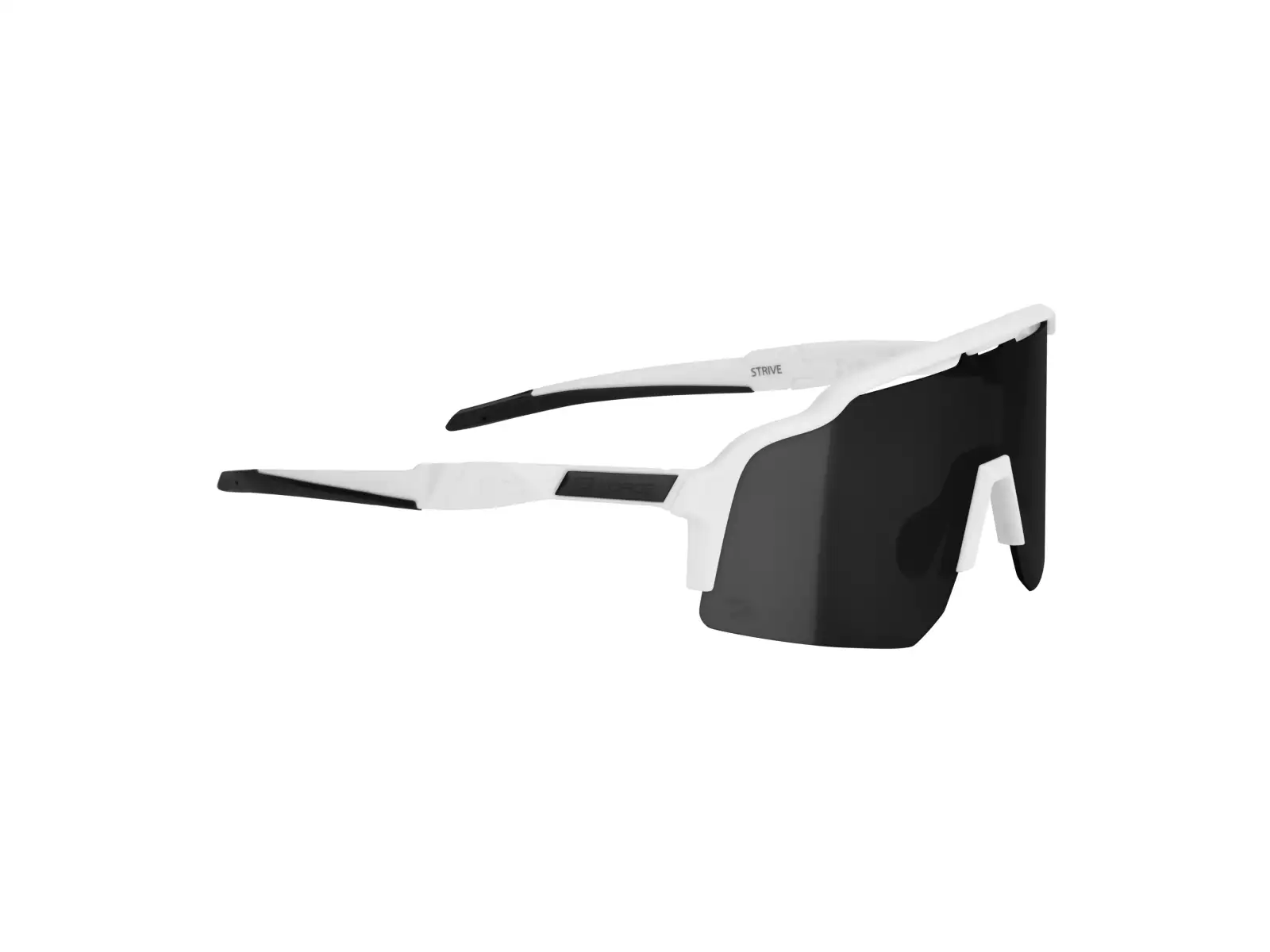 Force Strive okulary białe/czarne lustrzana szyba