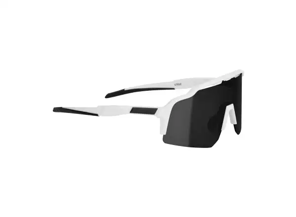 Force Strive okulary białe/czarne lustrzana szyba