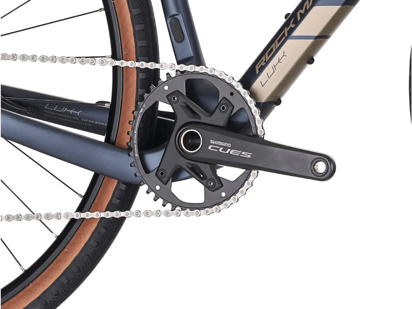 Rock Machine Lukk Cr 10 gravel rower Matte Deep Ocean Blue