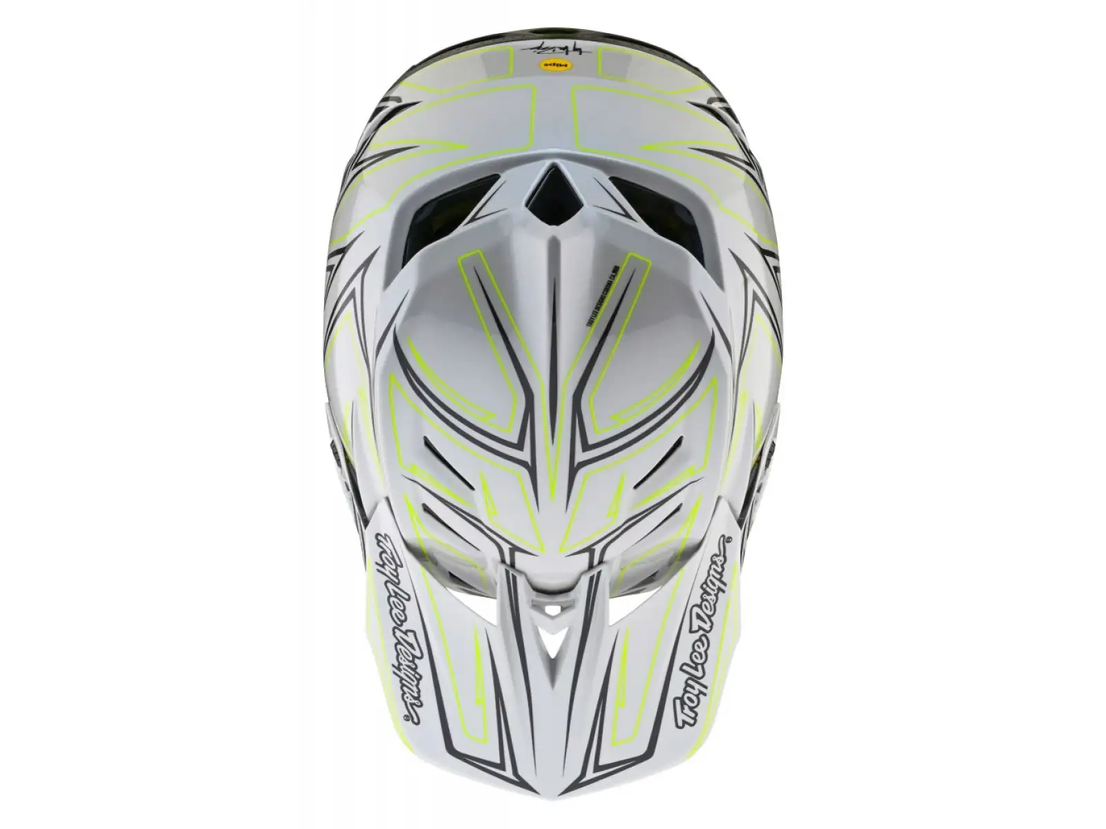 Troy Lee Designs D4 Composite MIPS Pinned kask Light Gray