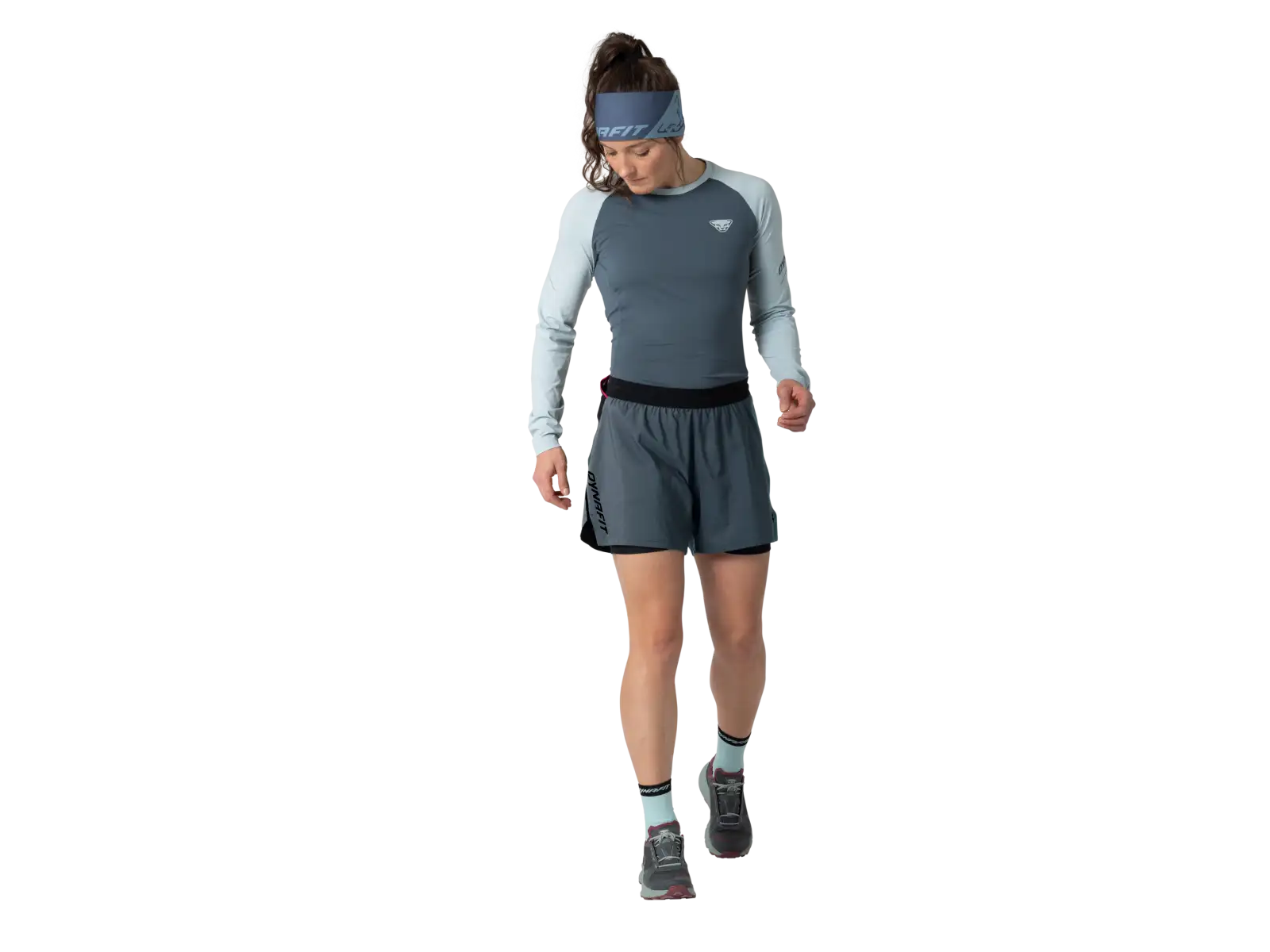 Dynafit Alpine Pro 2w1 damskie spodenki biegowe Cinder
