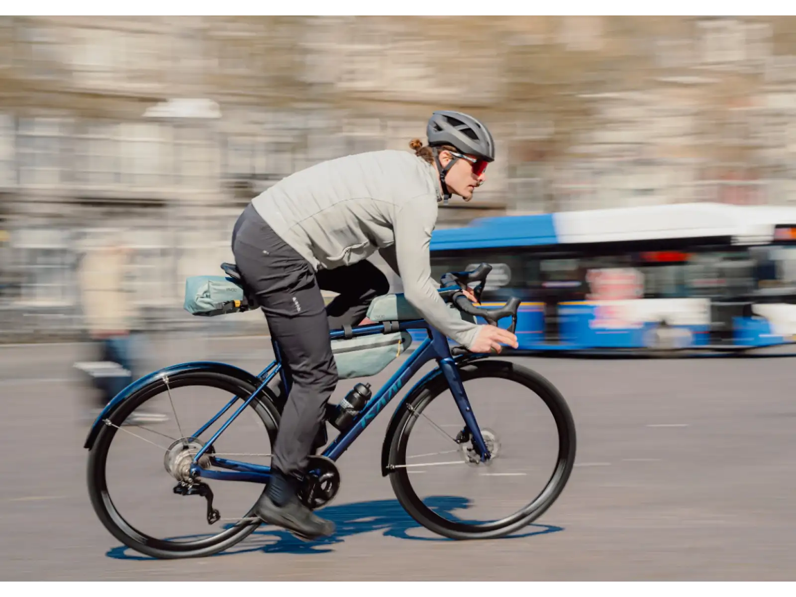 Isaac Kaon 105 Di2 2x12 gravel rower Saphire Blue