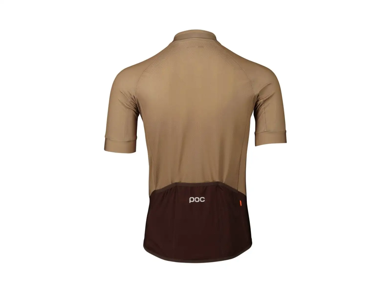 POC Essential Road Logo męska koszulka rowerowa krótki rękaw Jasper Brown/Axinite Brown
