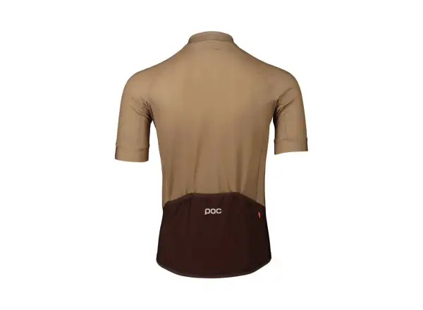 POC Essential Road Logo męska koszulka rowerowa krótki rękaw Jasper Brown/Axinite Brown