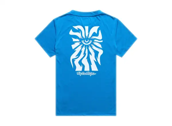 Troy Lee Designs Lilium Ride damska koszulka krótki rękaw One Eye Aero Blue