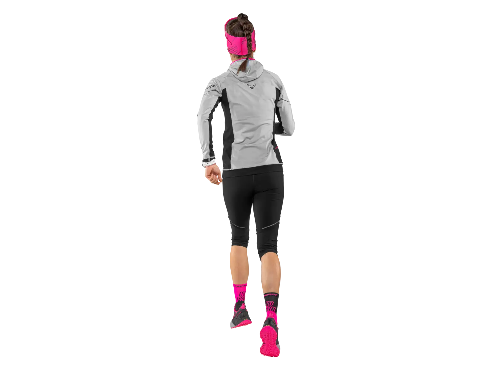 Dynafit No Pain No Gain skarpety sportowe Pink Glo/Black Out