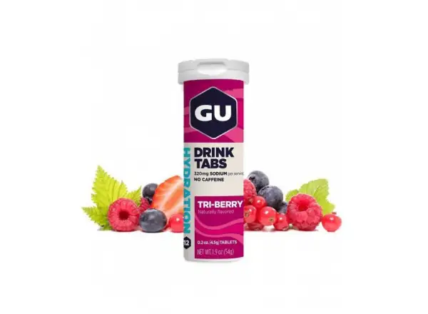 GU Hydration Drink Tabs tabletki musujące Triberry 54 g