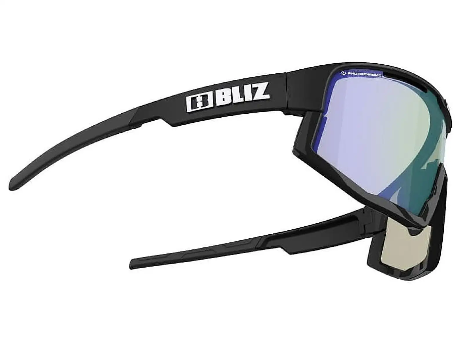 Bliz Fusion Nano Optics okulary rowerowe Matt Black Fotohromowy Brown/Blue Multi