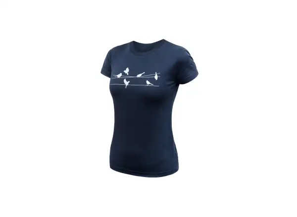 Sensor Merino Active damska koszulka krótki rękaw Deep Blue