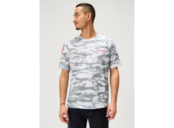 Endura LTD Mountain Camo Printed męska koszulka krótki rękaw Grey
