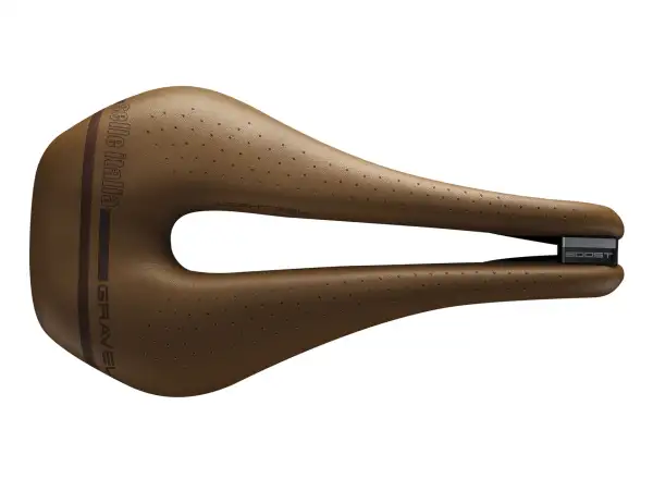 Selle Italia Novus Boost Gravel Heritage Superflow S3 siodło brązowa
