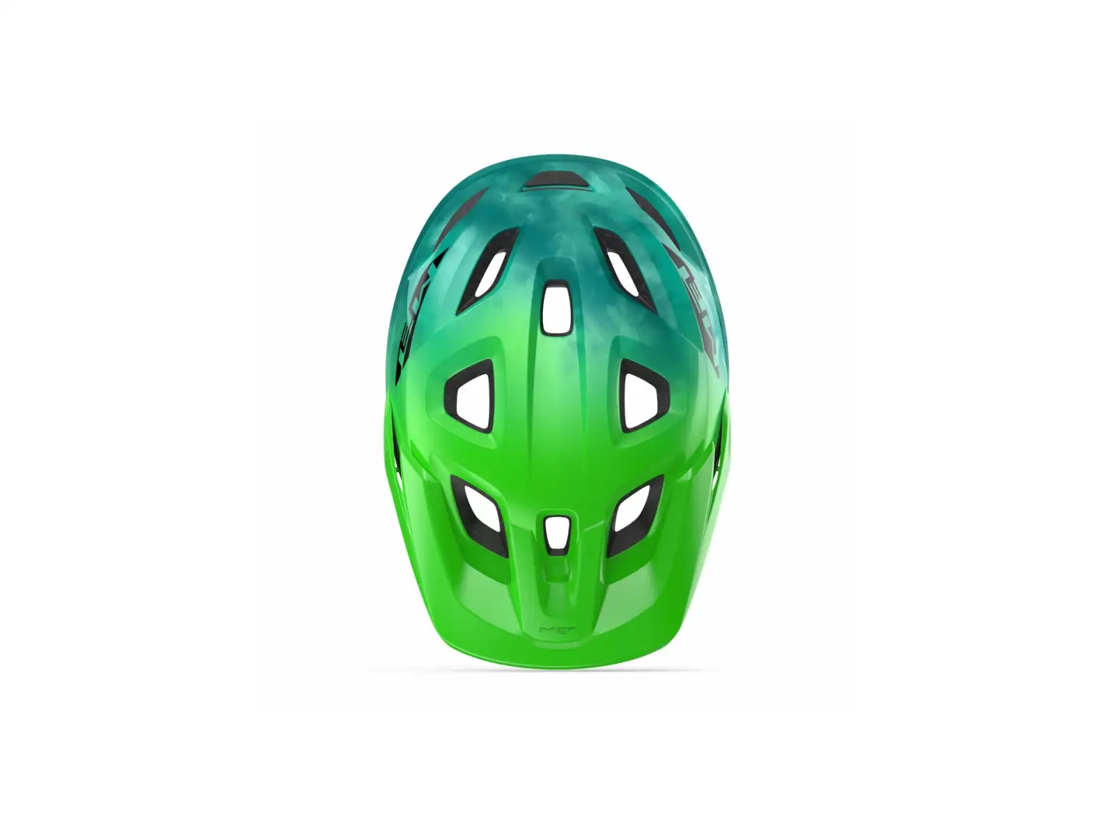 MET Eldar junior kask zielona tie-dye rozmiar Uni (52-57 cm)