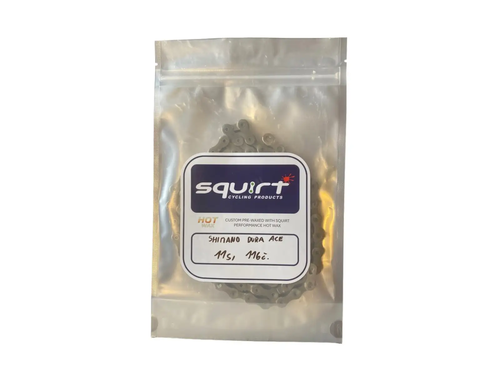Squirt woskowany łańcuch Shimano Dura Ace 11 rz. 116 ogniw