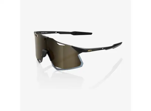 100% Hypercraft sportowe okulary Matte Black/Soft Gold