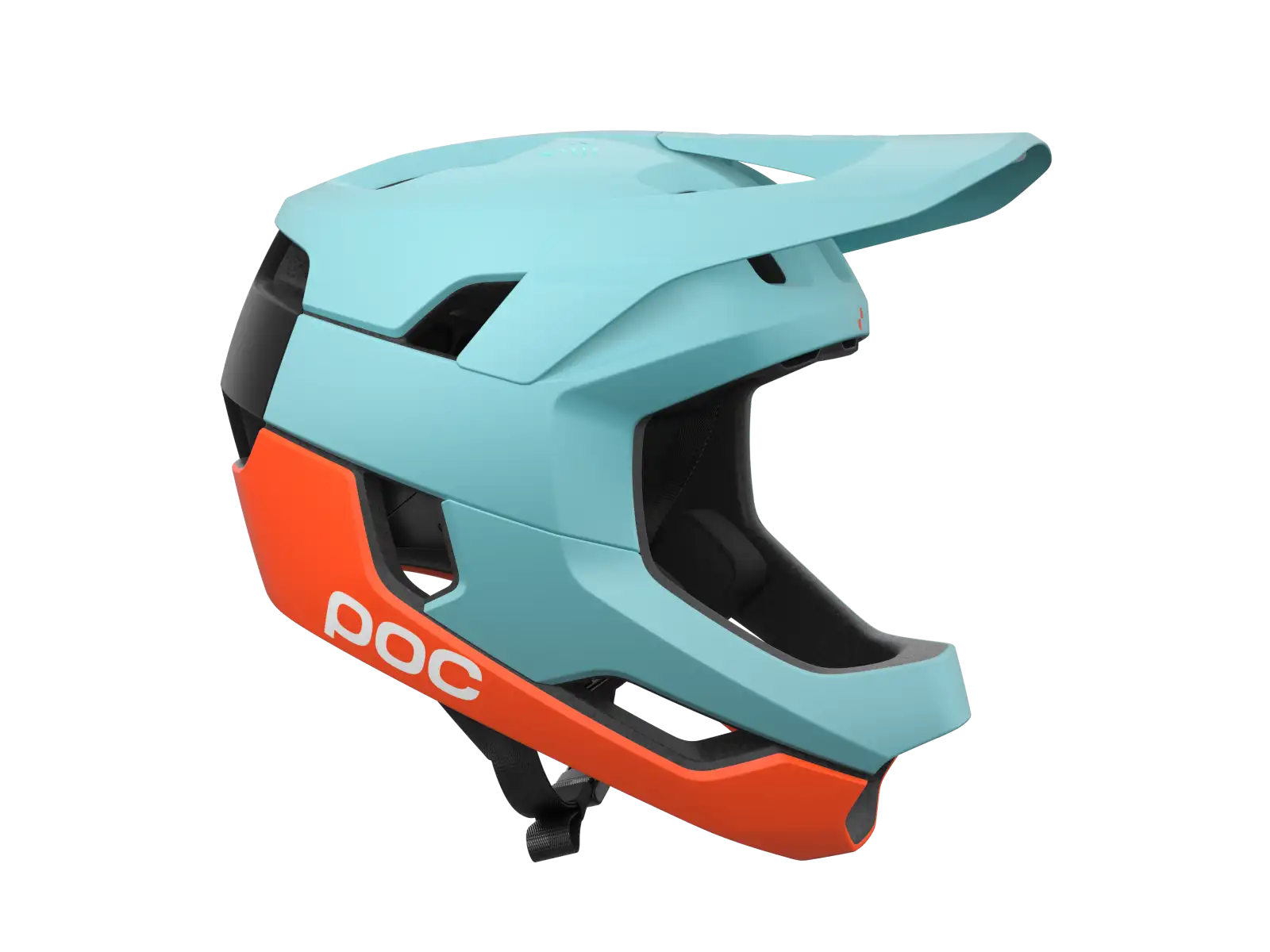 POC Otocon Race MIPS kask Indicolite Blue Matt/Carnelian Orange Matt