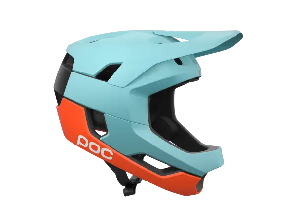 POC Otocon Race MIPS kask Indicolite Blue Matt/Carnelian Orange Matt