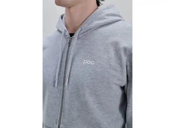POC rozpinana bluza z kapturem Grey Melange