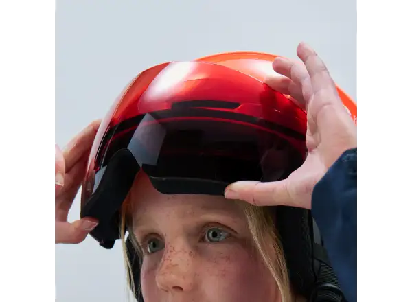 POC POCito Obex Visor dziecięcy kask narciarski Fluorescent Orange