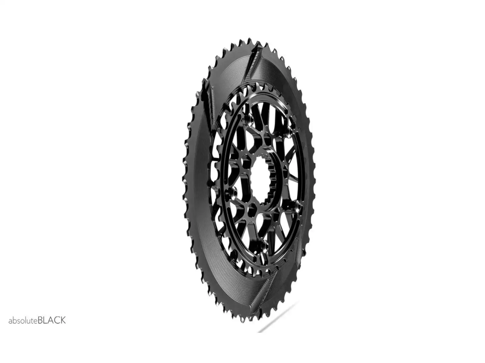 Absolute Black Cannondale Road Oval 50-34z. dwurzędowy.