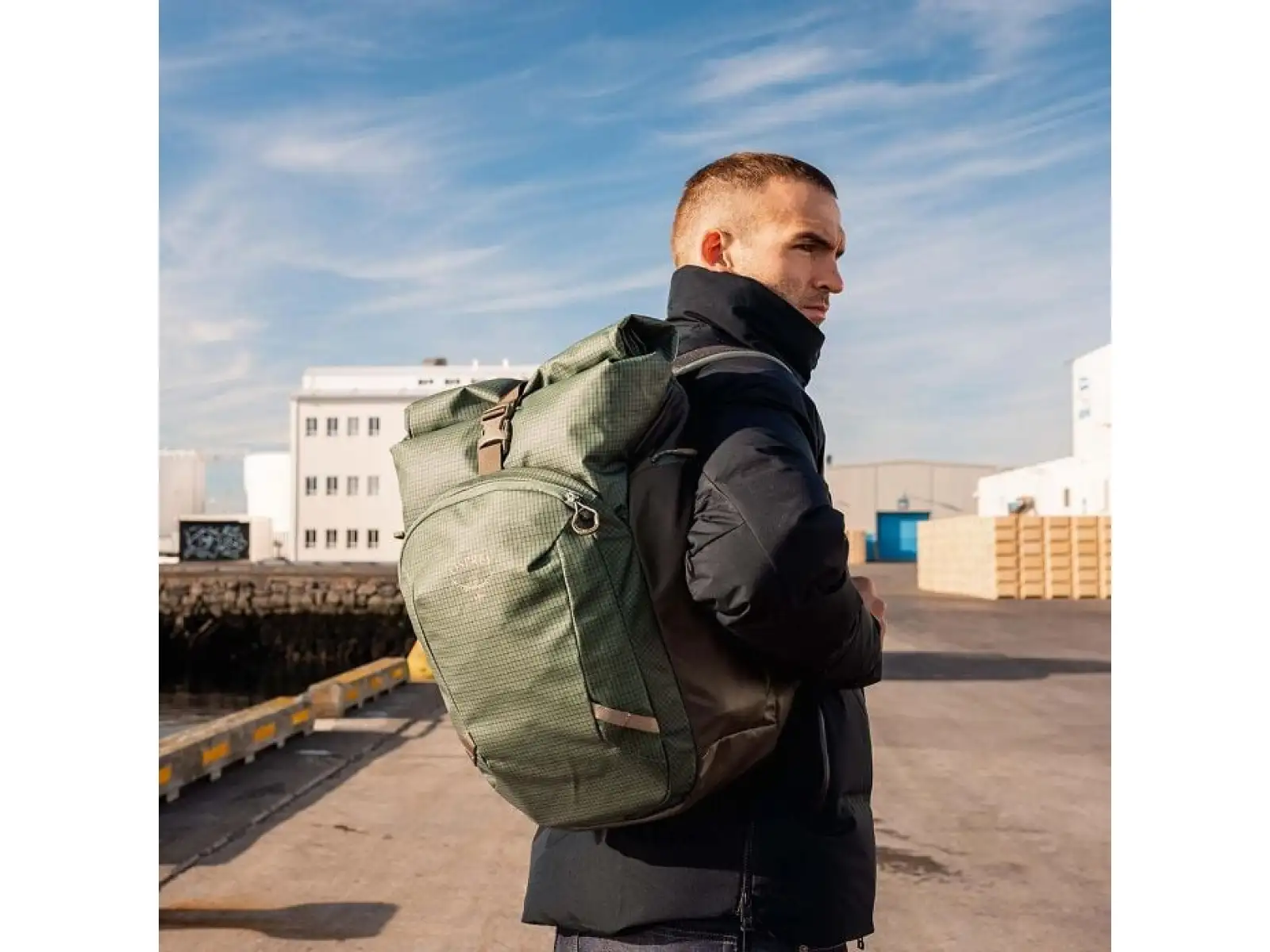 Dostępne Nowość Osprey Transporter Roll Top plecak Pine Leaf