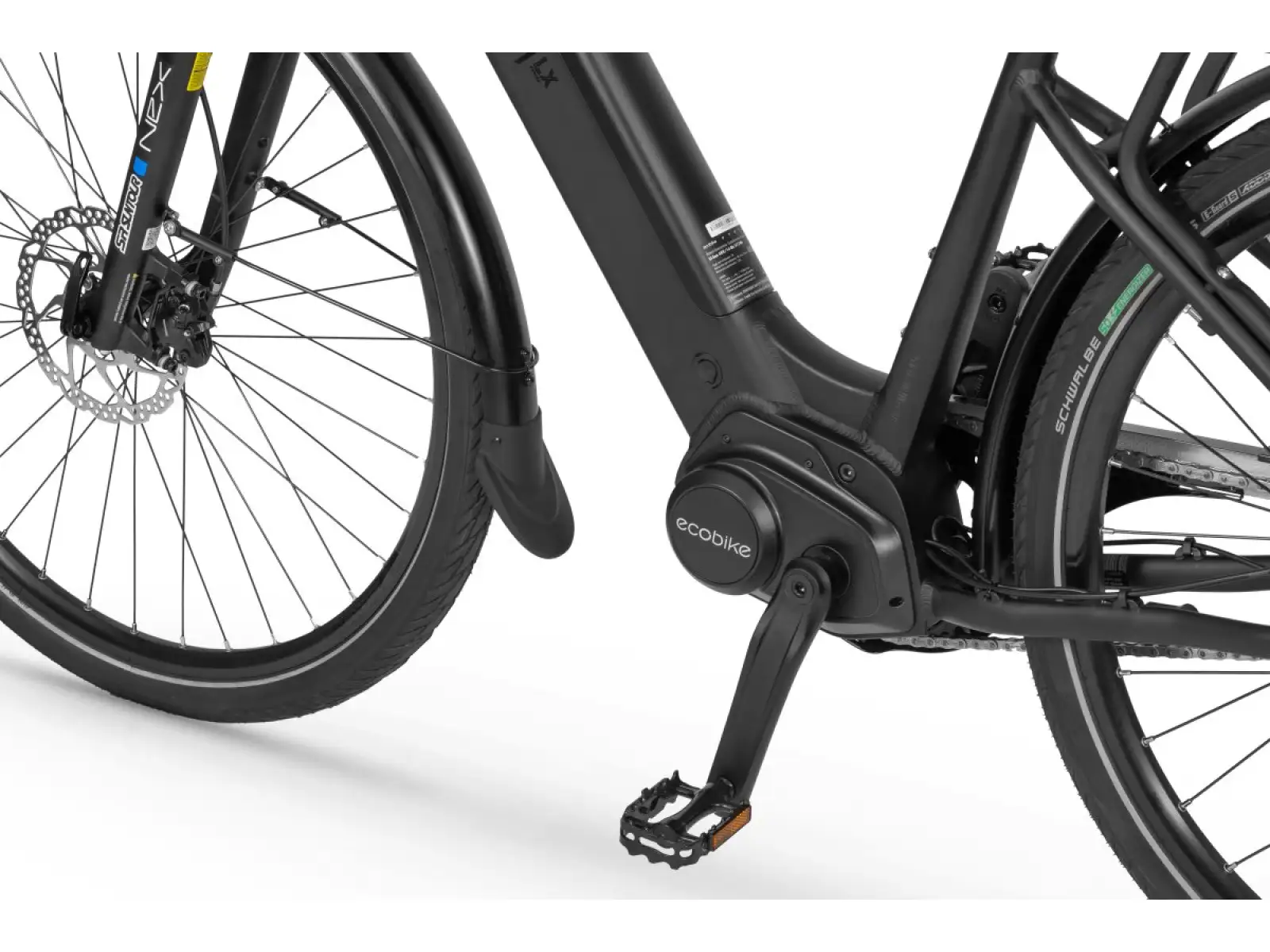 Ecobike LX miejski rower elektryczny 672 Wh Black