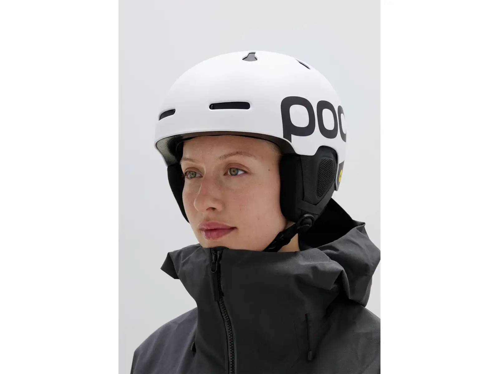 POC Auric Cut BC MIPS kask narciarski Hydrogen White Matt