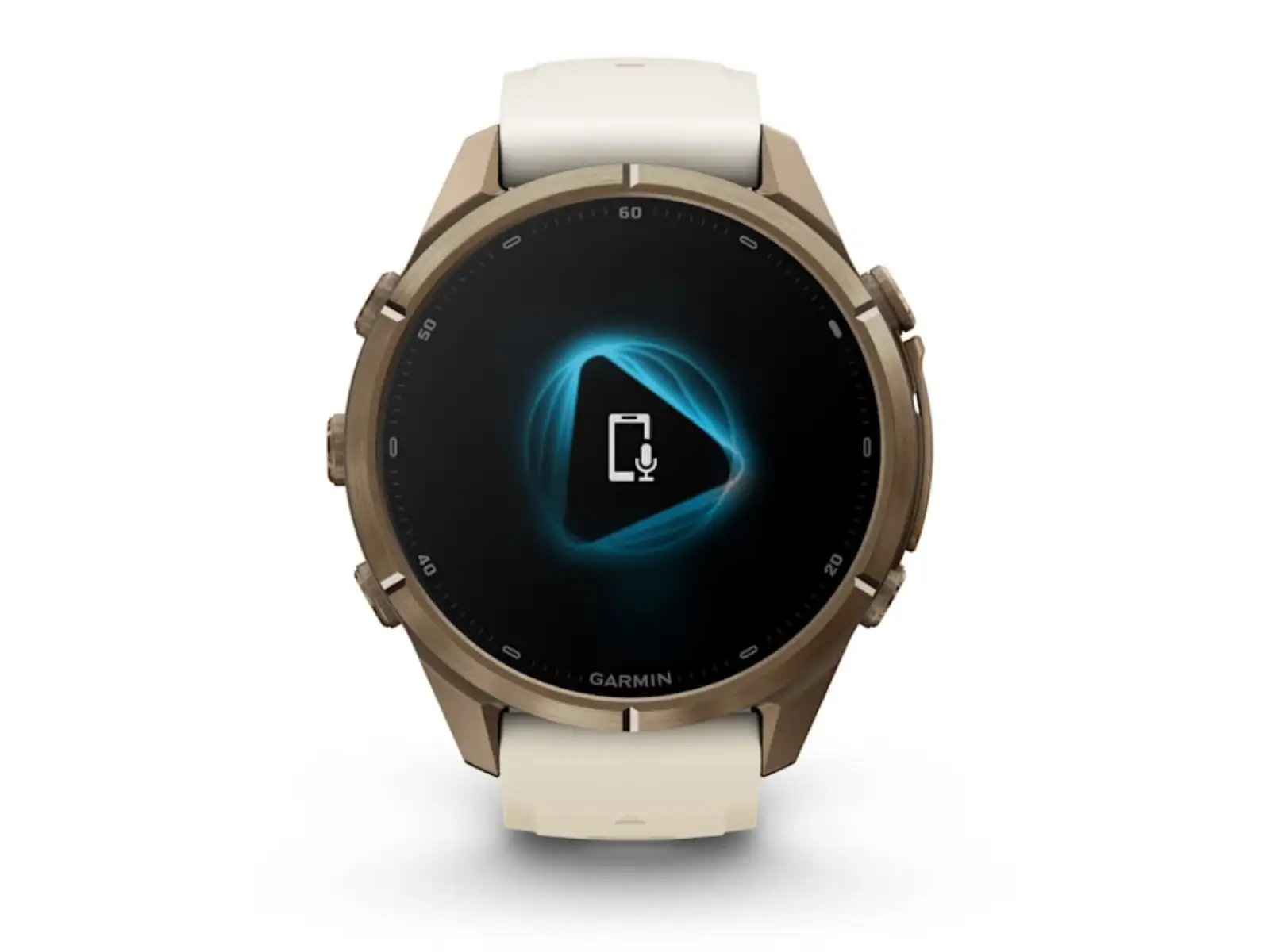 Garmin Fénix 9 Pro inReach 43 mm smartwatch Autumn Gold Titanium Cream/French Gray