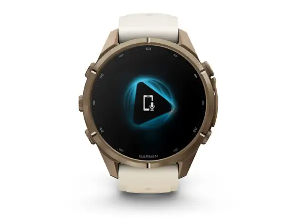 Garmin Fénix 9 Pro inReach 43 mm smartwatch Autumn Gold Titanium Cream/French Gray