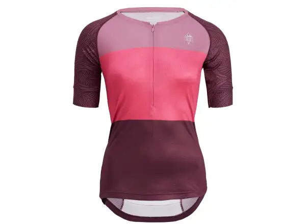Silvini Stabina damski dres krótki rękaw Plum/Fuchsia