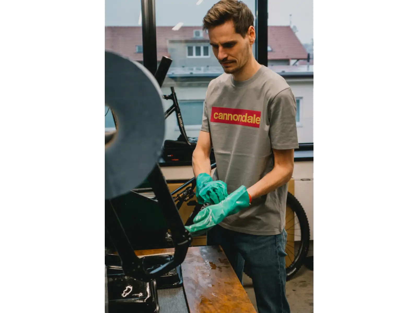 Cannondale Lifestyle uniseks koszulka z krótkim rękawem Mgr/Orc/Pyl